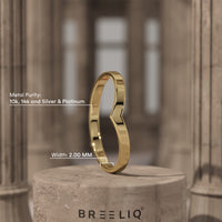 Plain Curved Wedding Ring