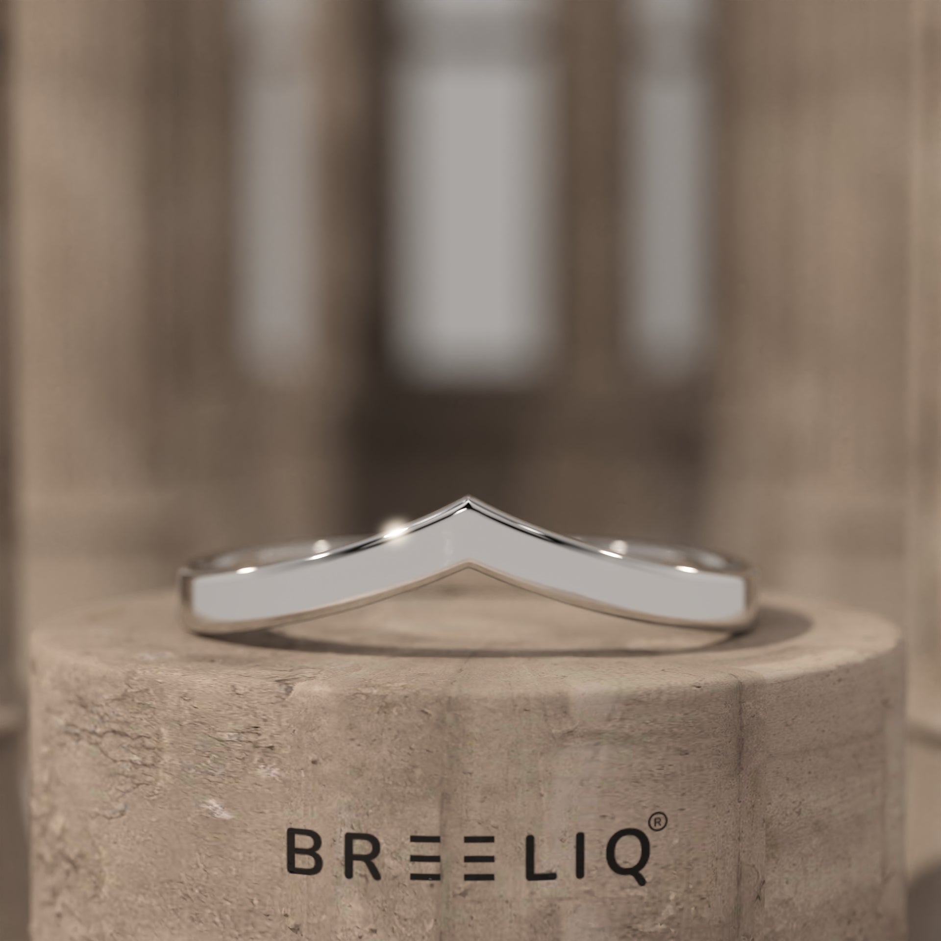 Plain Curved Wedding Ring