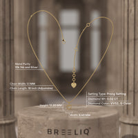 Sunburst Lab Grown Diamond Necklace