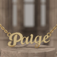 Gold Personalized Necklace