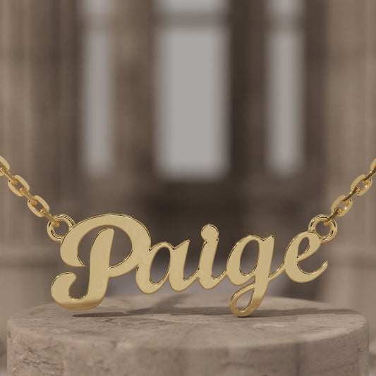 Gold Personalized Necklace
