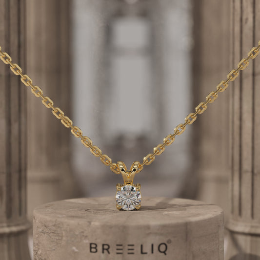 Solitaire Pendant Necklace