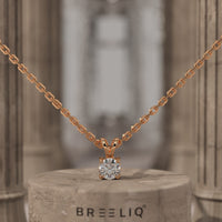Solitaire Pendant Necklace