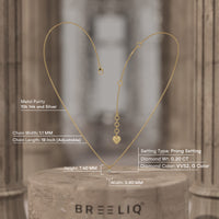 Solitaire Pendant Necklace