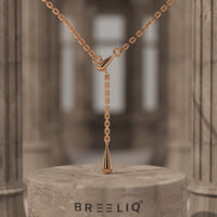 Gold Teardrop Necklace