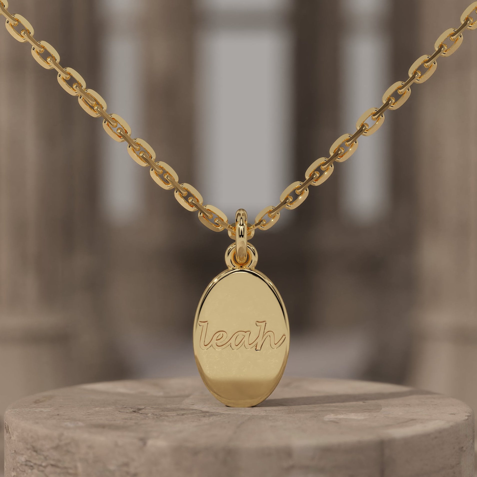 Custom Name Engraved Necklace