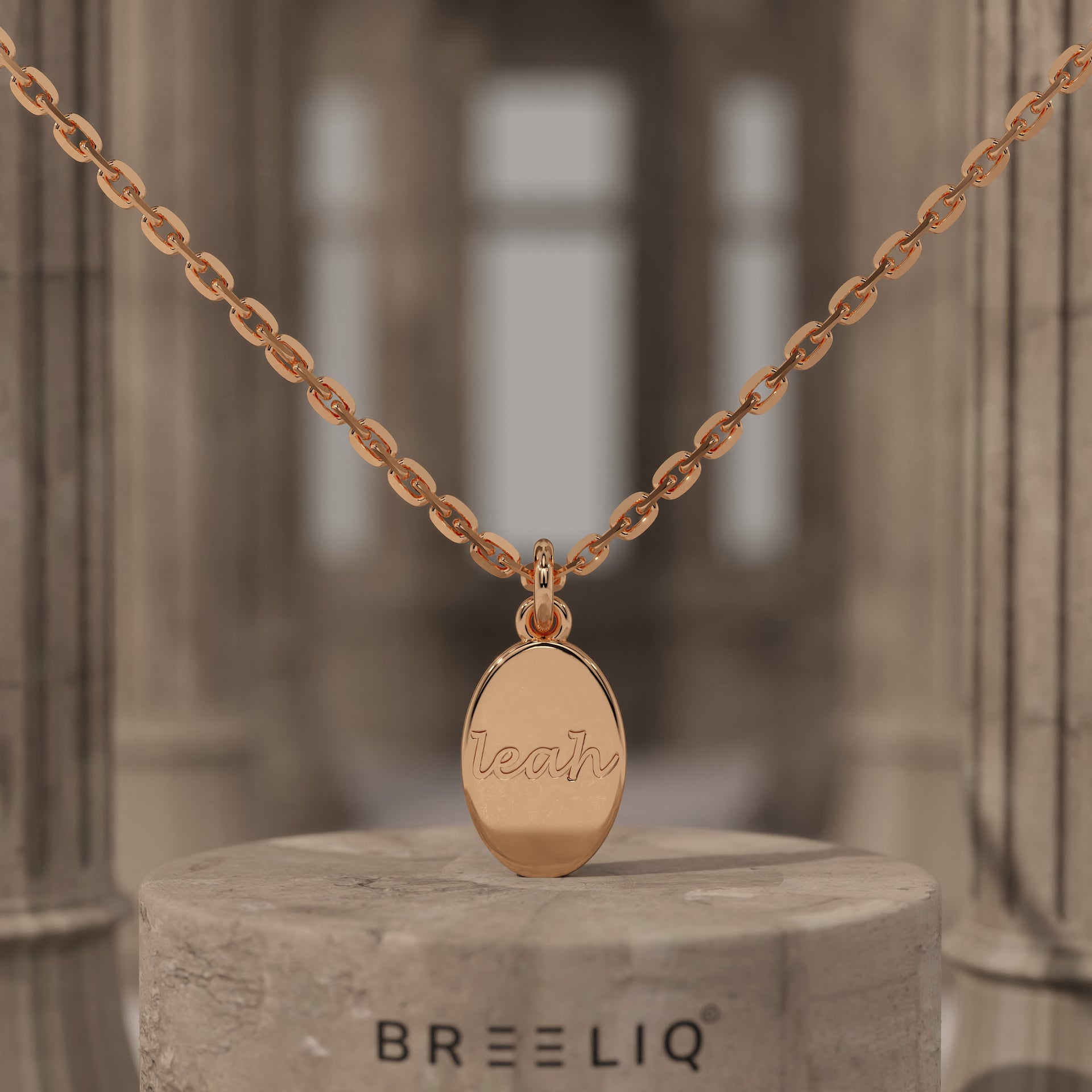 Custom Name Engraved Necklace