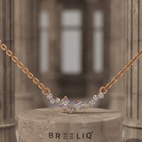 Minimalist Diamond Gold Necklace