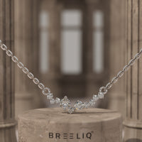 Minimalist Diamond Gold Necklace