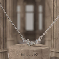 Minimalist Diamond Gold Necklace