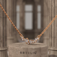 Minimalist Diamond Gold Necklace