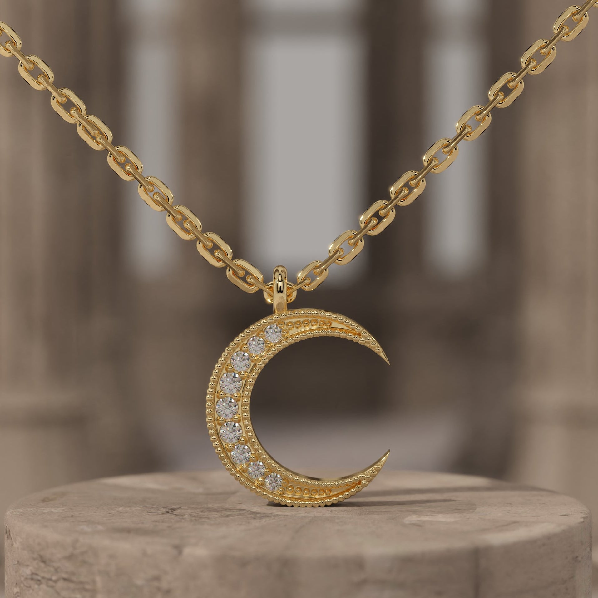 Crescent Moon Necklace