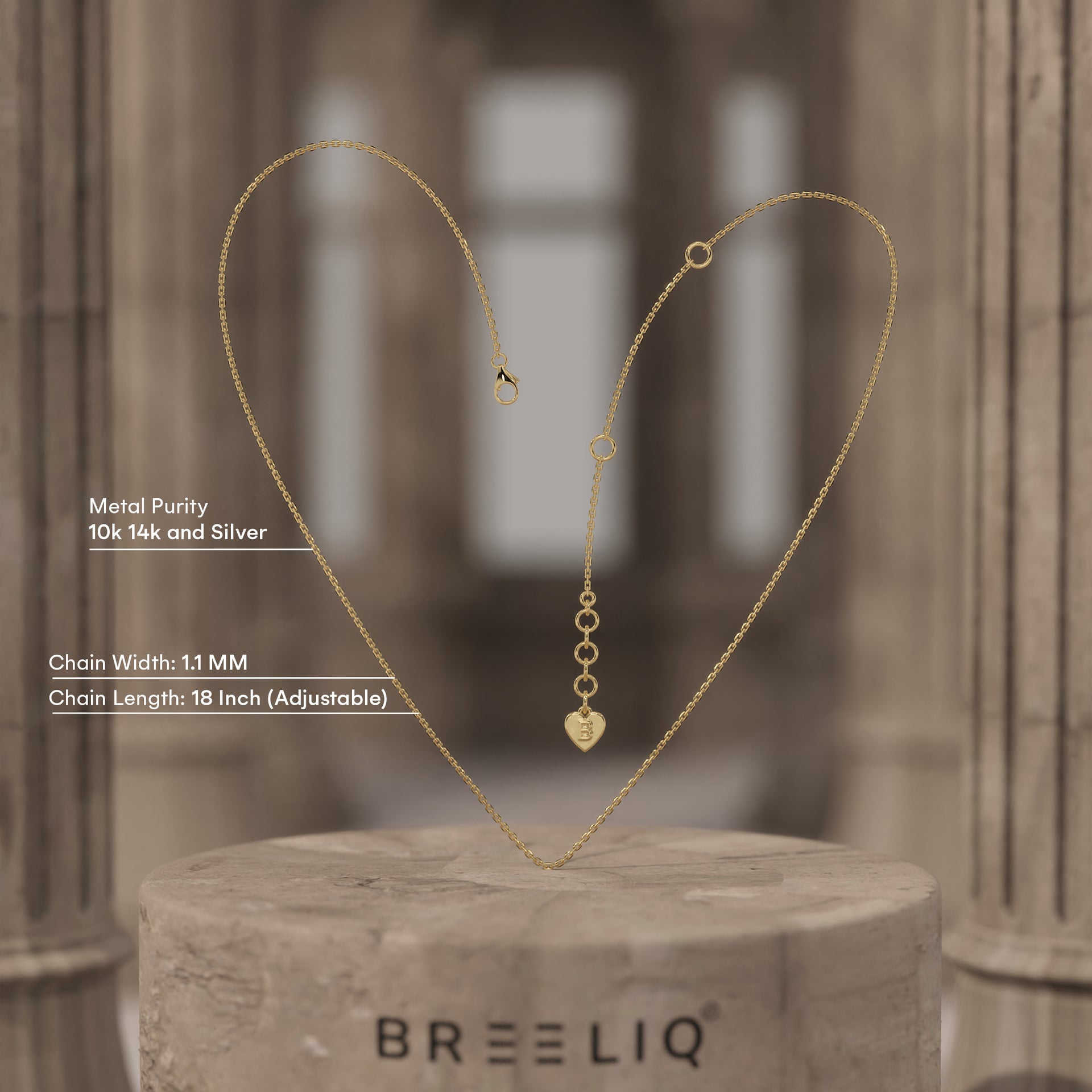 14k Solid Gold Chain