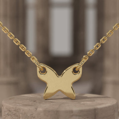 Minimal Butterfly Necklace