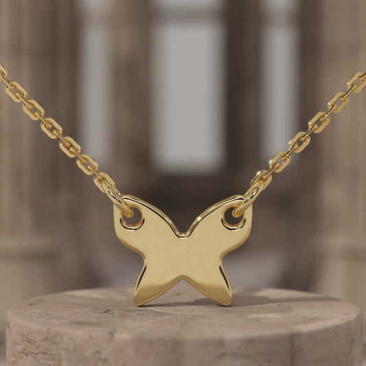 Minimal Butterfly Necklace