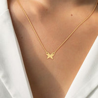 Minimal Butterfly Necklace