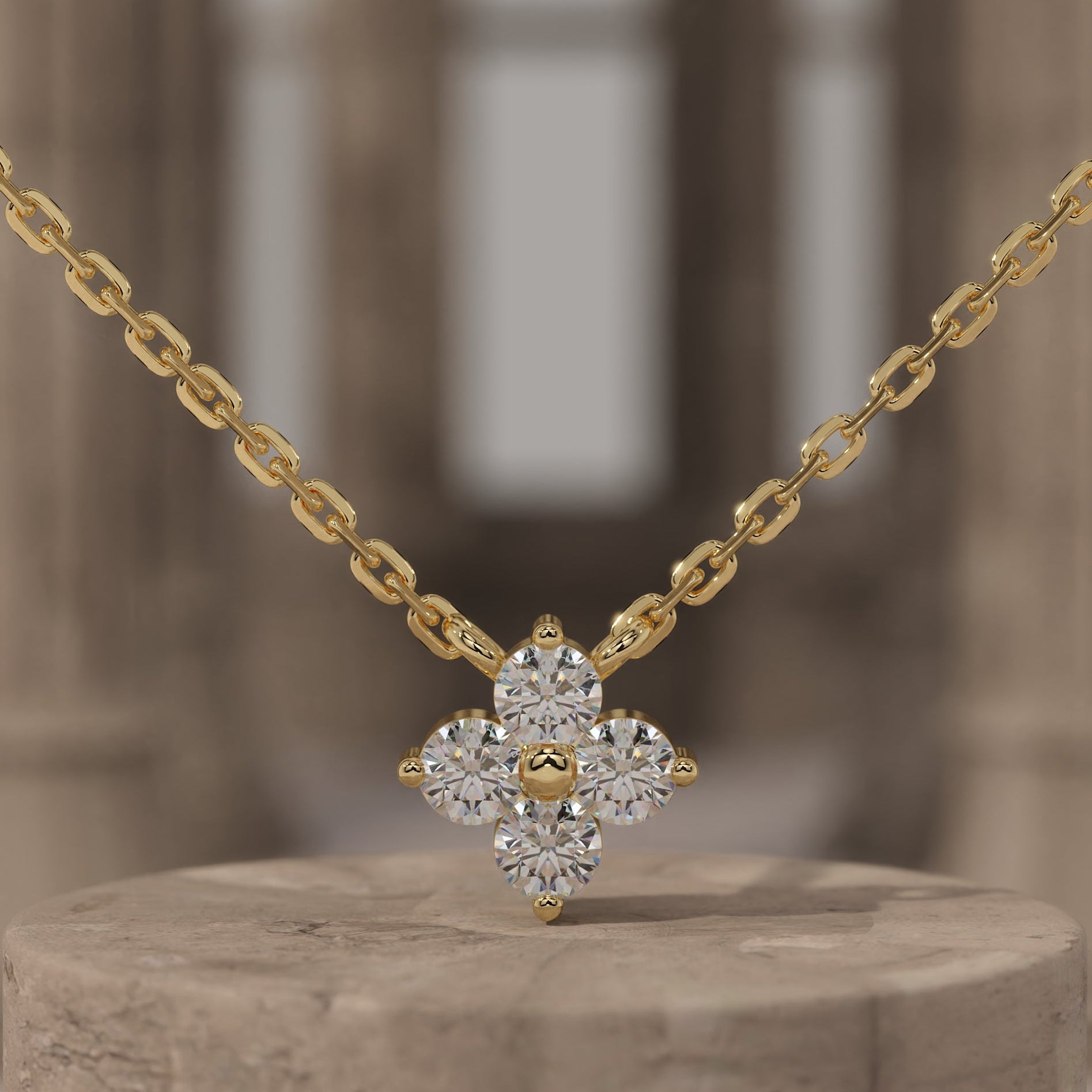 Deliciated Floral Necklace