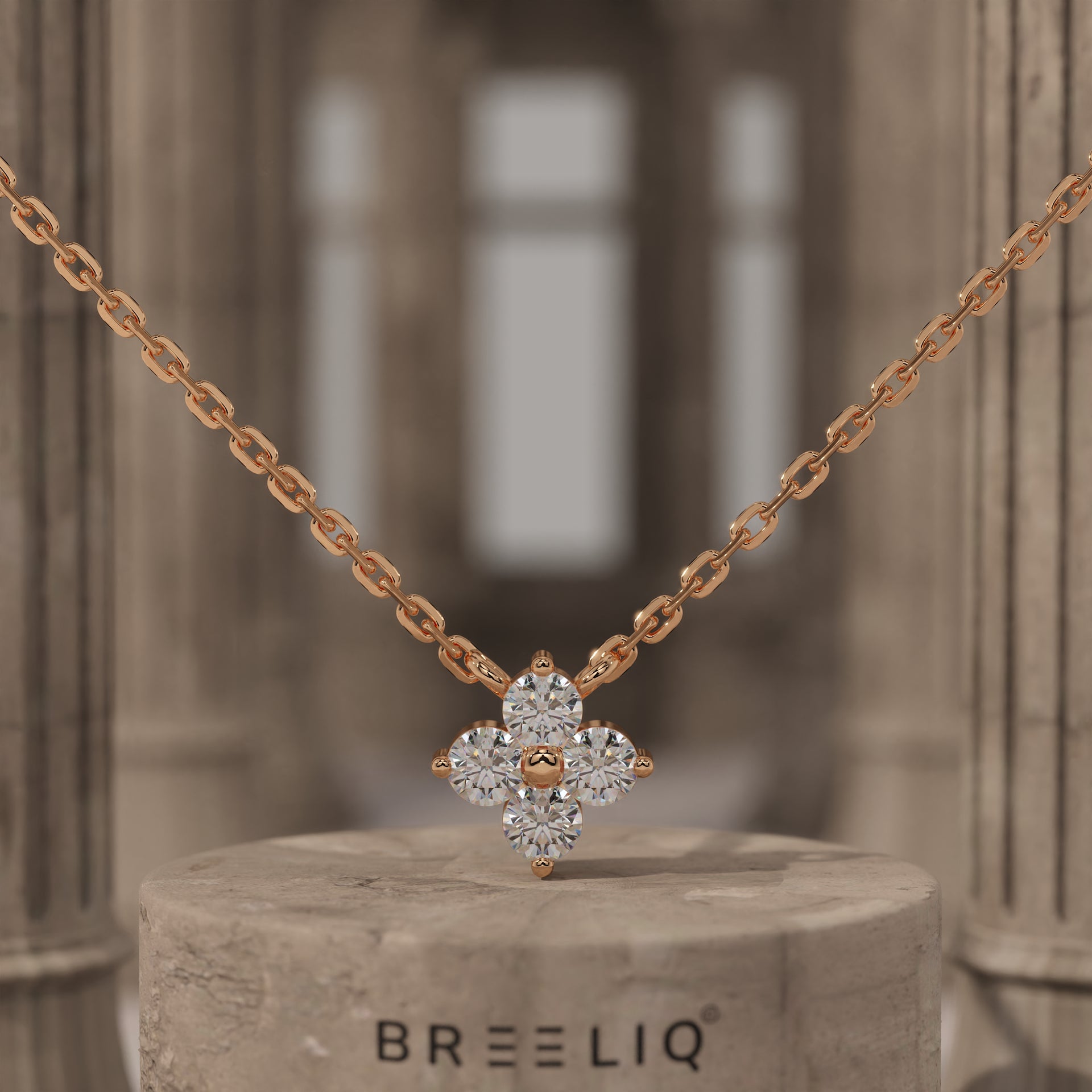 Deliciated Floral Necklace