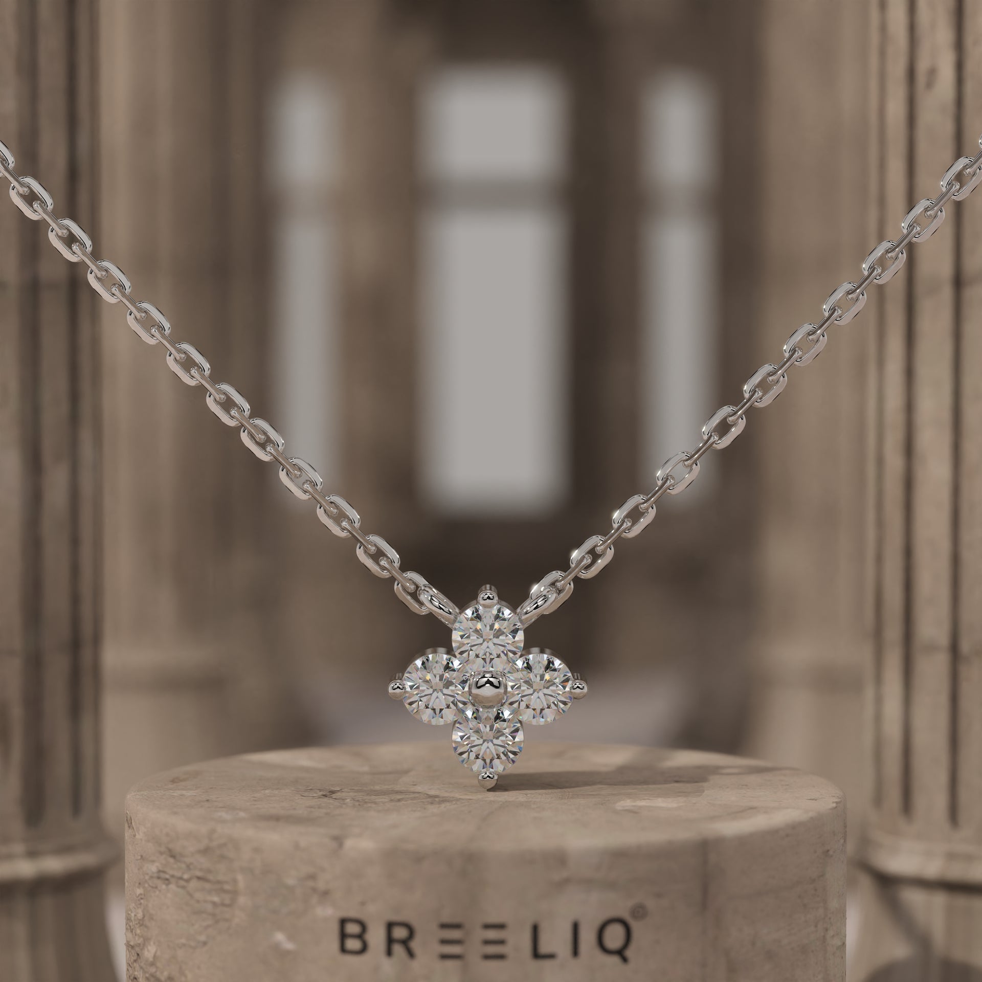 Deliciated Floral Necklace