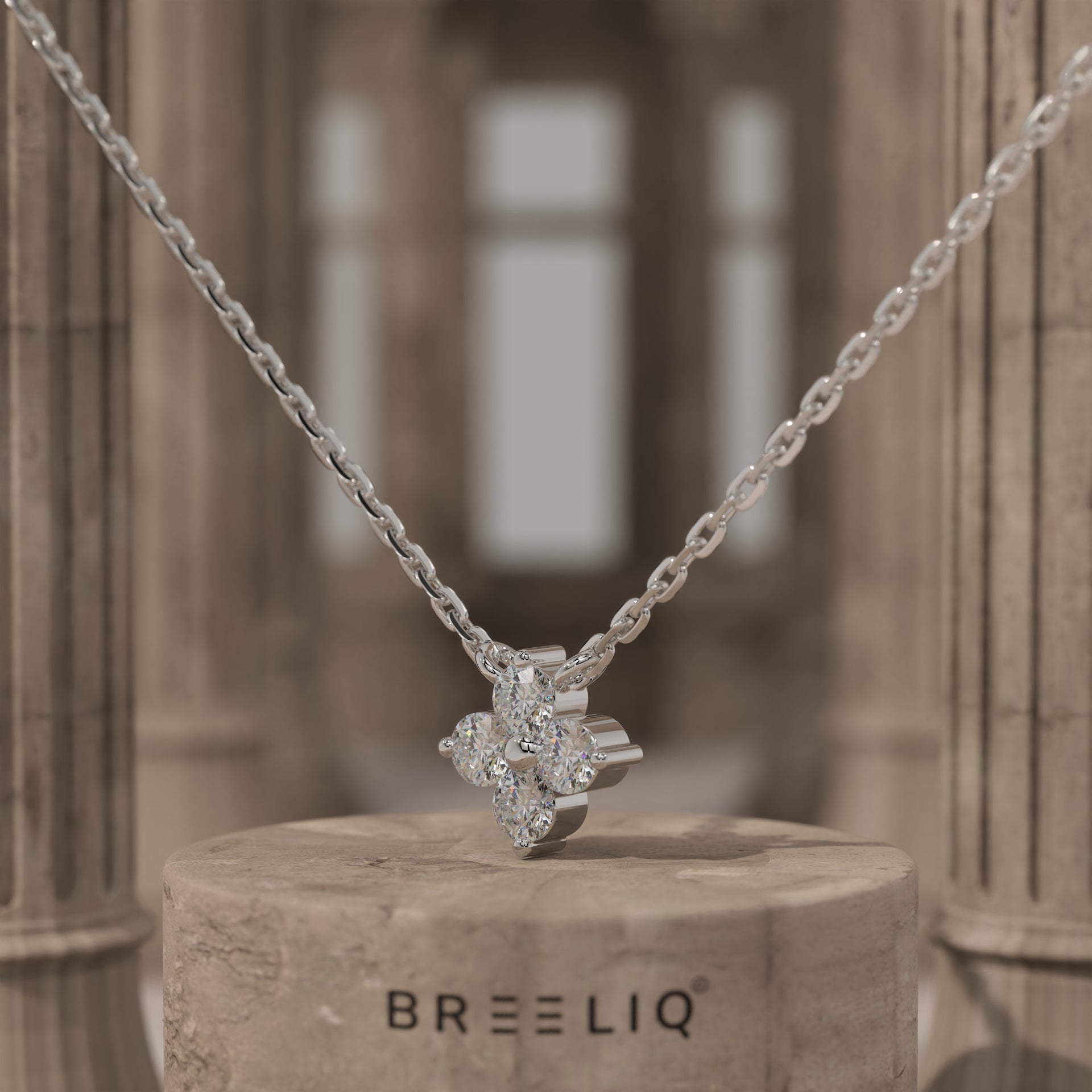 Deliciated Floral Necklace