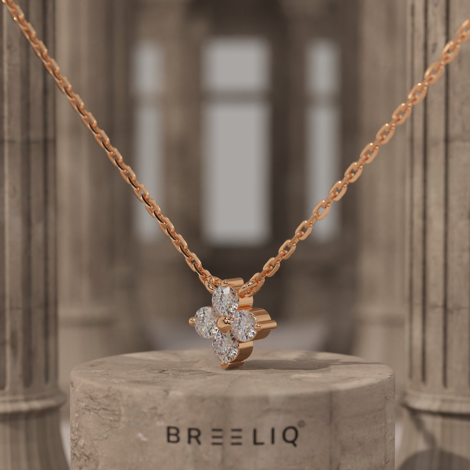 Deliciated Floral Necklace