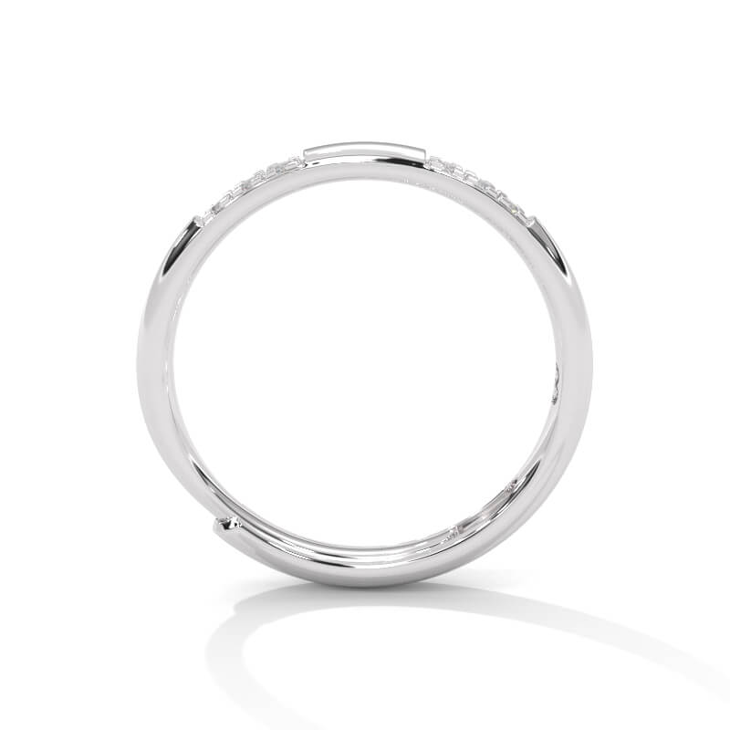 Simple Silver Band Ring For Women