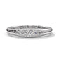 Sterling Round Diamond Cut Ring