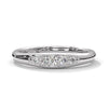 Sterling Round Diamond Cut Ring