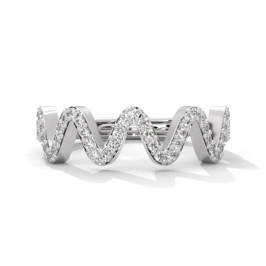 Classic Waves 925 Sterling Silver Ring