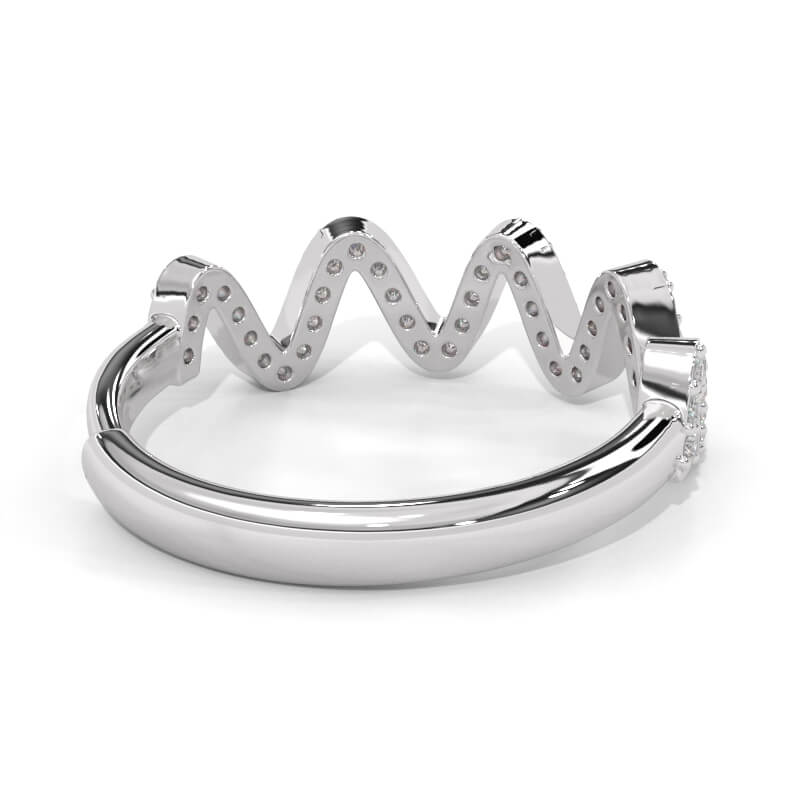 Classic Waves 925 Sterling Silver Ring