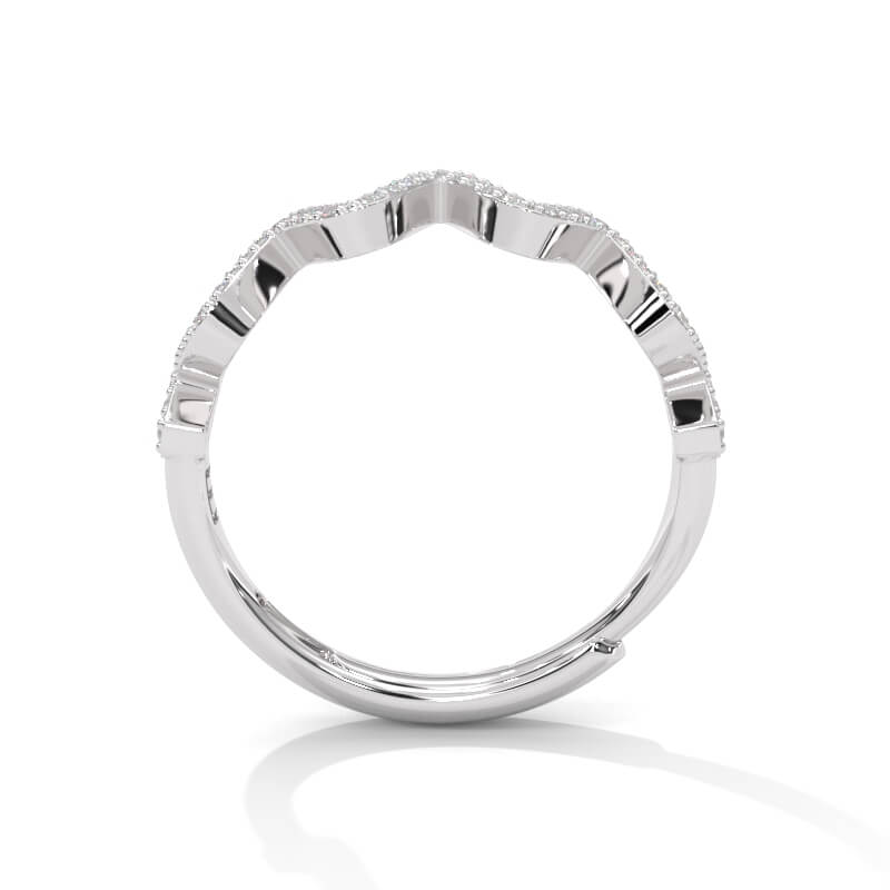 Classic Waves 925 Sterling Silver Ring