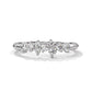 Cluster Diamond Sterling Silver Ring