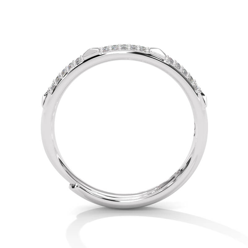 Silver Diamond Ring For Women