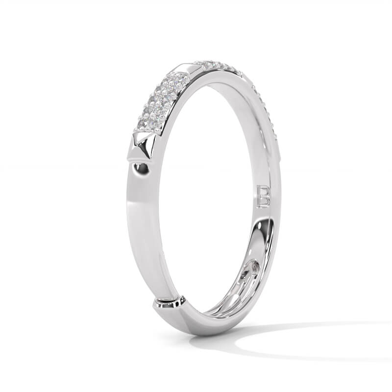 Silver Diamond Ring For Women