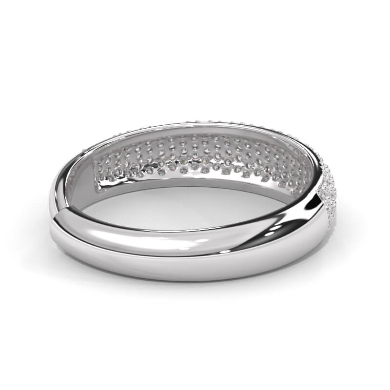 Dazzling Brilliance and Bold Style Silver Ring