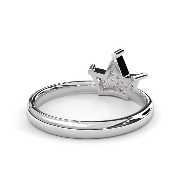 Princess Head Sterling Silver Ring