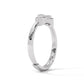 Four Cubic Zirconia Silver Ring