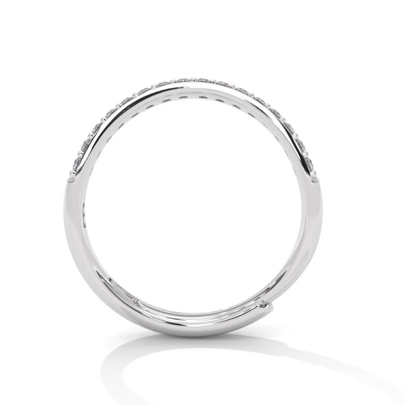 925 Sterling Silver Adjustable Band Ring