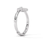 Diamond Enlivened 925 Sterling Silver Ring