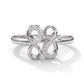 Infinity Duo 925 Sterling Silver Ring