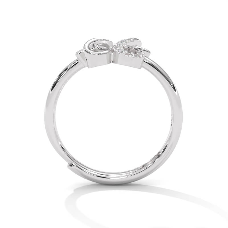 Infinity Duo 925 Sterling Silver Ring