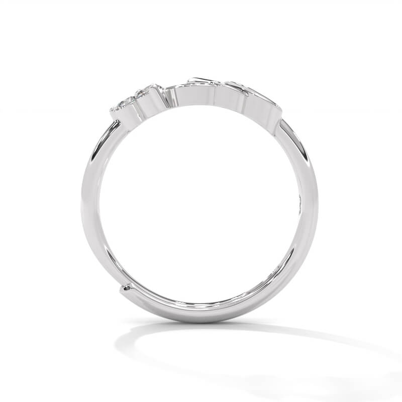 Heartfelt Brilliance Sterling Silver Ring