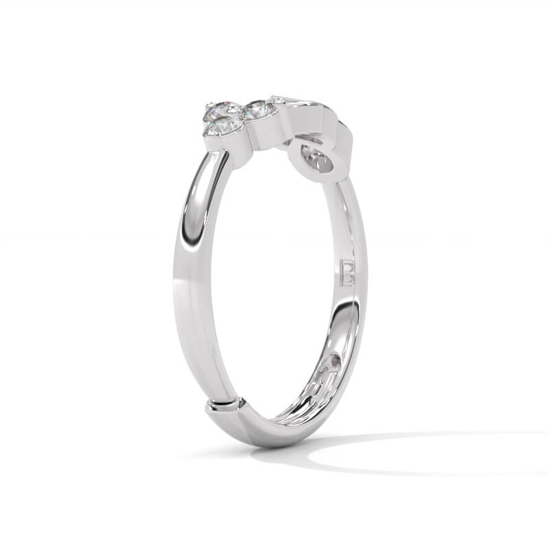 Heartfelt Brilliance Sterling Silver Ring