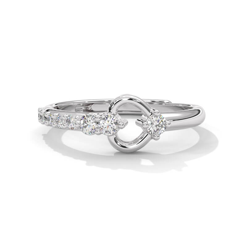 Heart Desire 925 Sterling Silver Ring