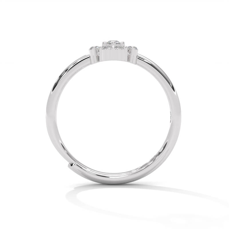 Dazzling Seven Sterling Silver Ring