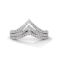 Luxurious 925 Sterling Silver Diamond Ring