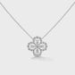 Four Leaf Clover Silver Pendant