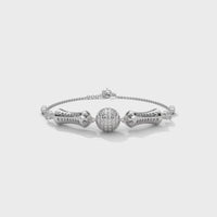 Unique Ball Silver Bracelet