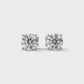 Round Brilliant Moissanite Single Stud Earring