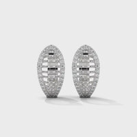 Silver Minimalist Hoop Earrings For Women